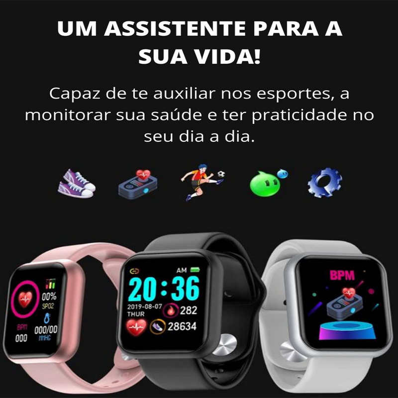 Smartwatch Pro® - (1 Ano de Garantia Oficial - Gartz)