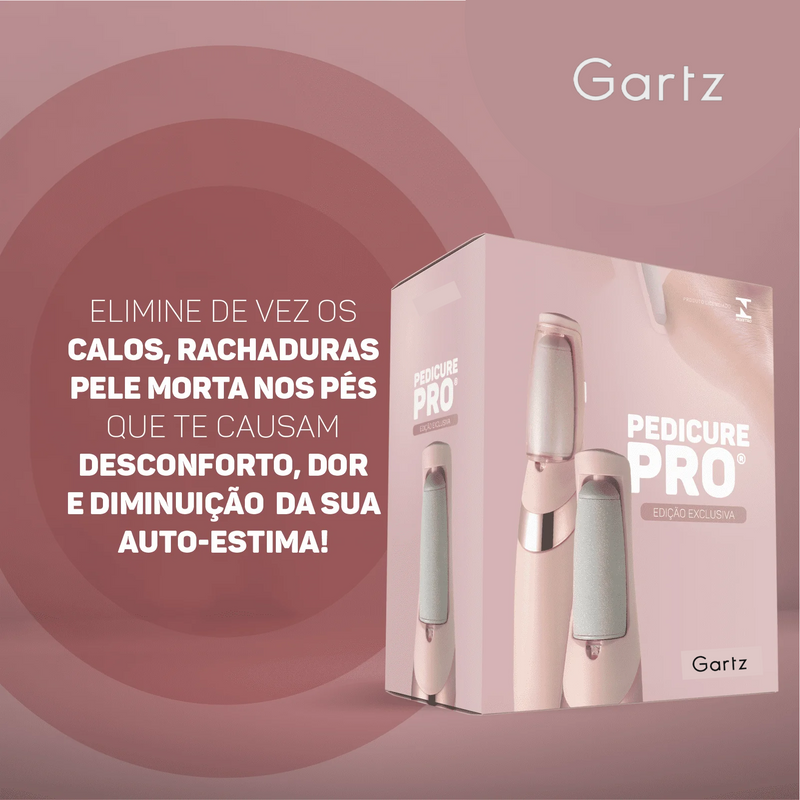 Pedicure Pro 3.0® - Esfoliador Elétrico + Livro Digital com Dicas Exclusivas + Creme Hidratante Intensivo 240g - Leve 3 Itens Pelo Preço de 1